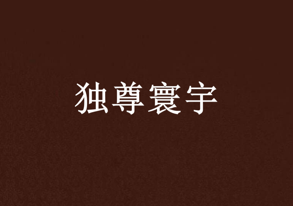 獨尊寰宇 獨尊寰宇