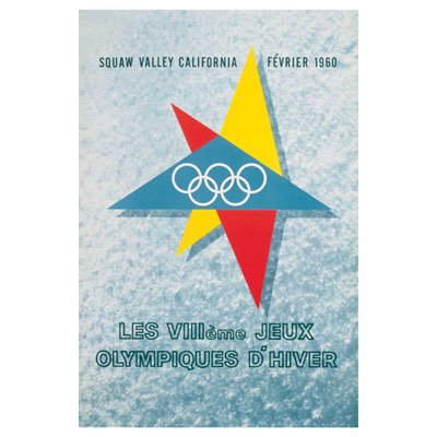 1960年斯闊谷冬奧會海報