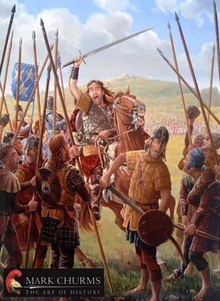 從威廉·華萊士的時代開始蘇格蘭人就以長矛陣對抗英軍