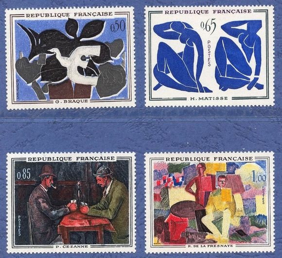法國藝術系列郵票圖譜