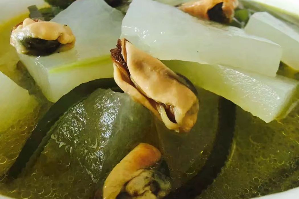 冬瓜淡菜湯 冬瓜淡菜湯
