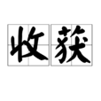 收穫(漢語詞語) 收穫(漢語詞語)