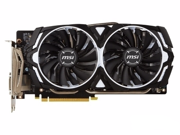 微星GeForce GTX 1060 ARMOR 3G OC 微星GeForce GTX 1060 ARMOR 3G OC
