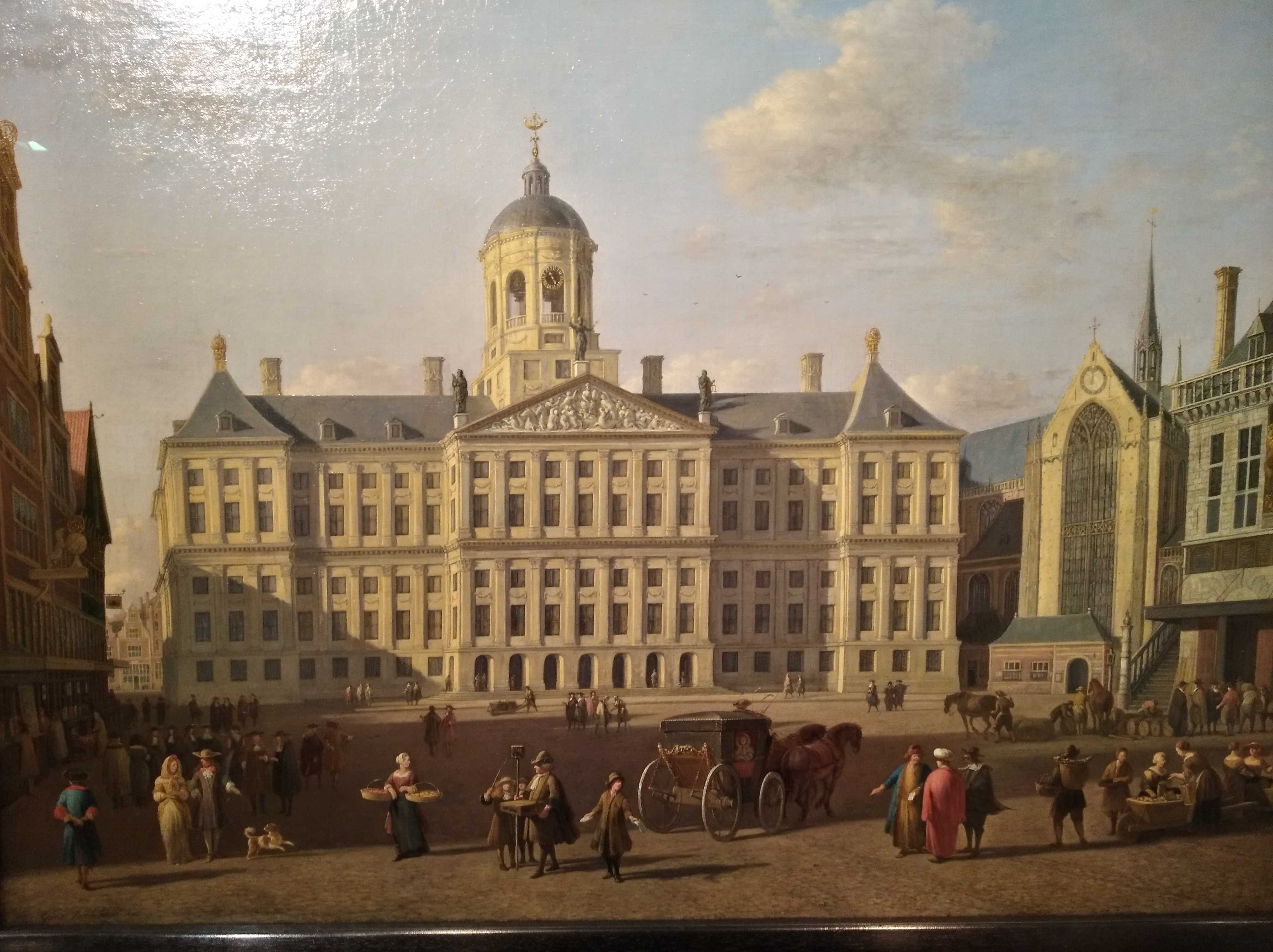 阿姆斯特丹市政廳Gerritt·Berckheyde繪1690年