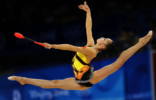 運動員李紅楊參加2008年北京奧運