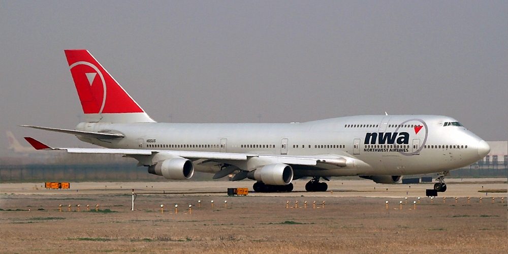 747-400著陸