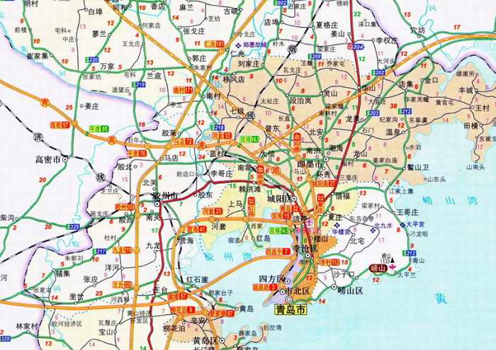 青島地圖