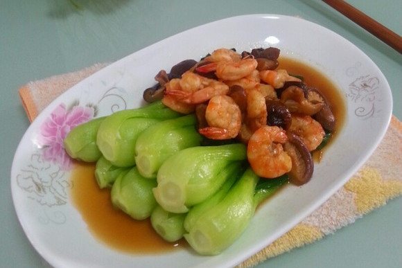 蝦菇油菜心 蝦菇油菜心