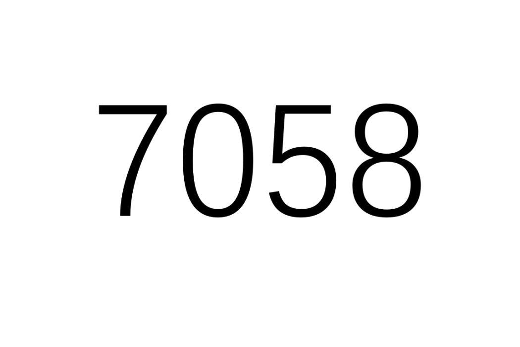 7058 7058