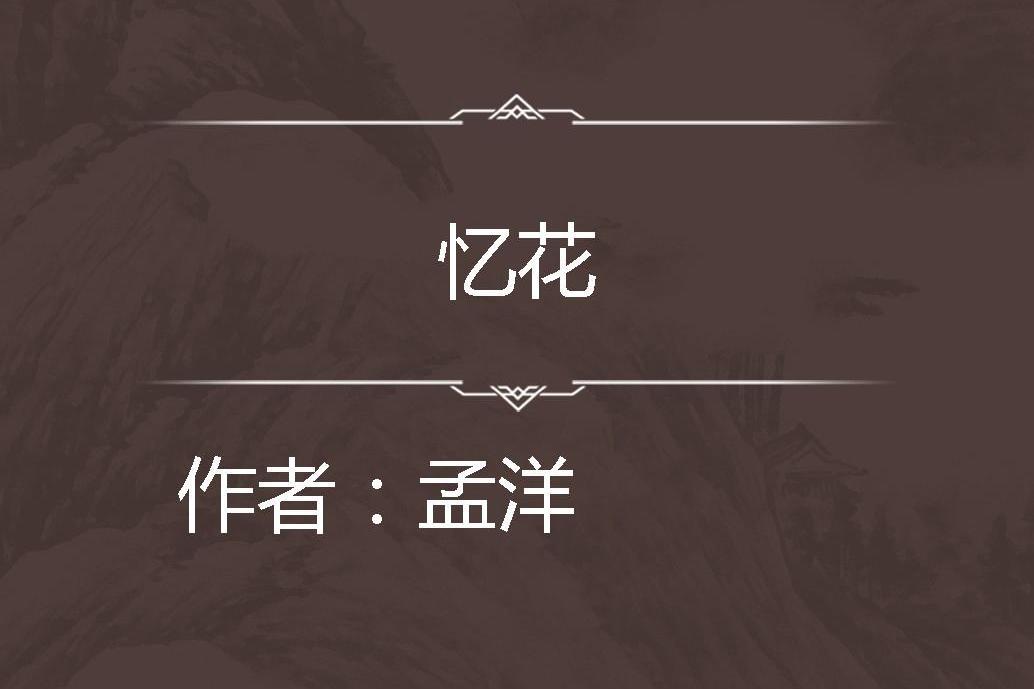 憶花 憶花
