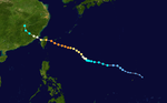 超強颱風杜鵑 路徑圖