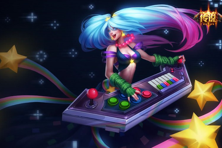 電玩女神(遊戲《英雄聯盟》中娑娜的一款皮膚)