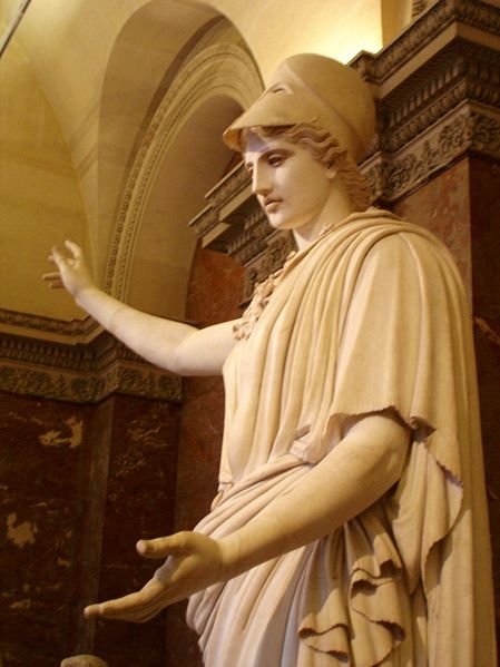 雅典娜雕塑，雅典的守護神