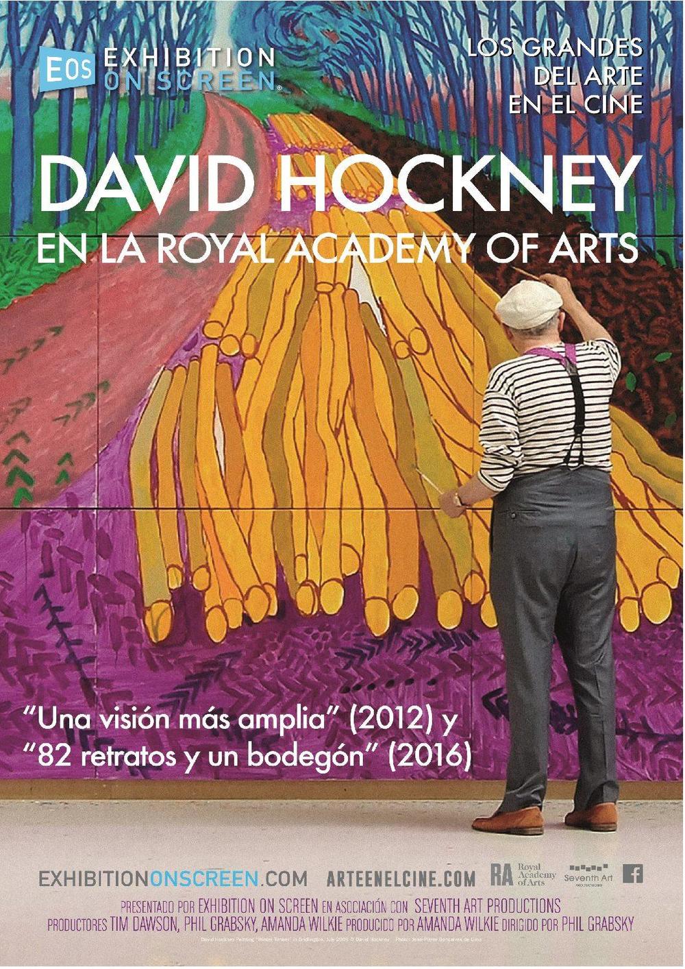 銀幕上的展覽：大衛·霍克尼在皇家藝術研究院