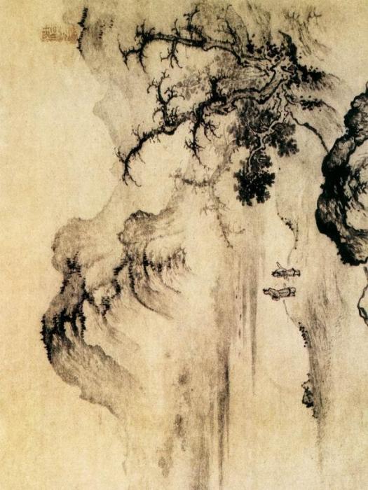 溪山遠眺圖(明代樊暉創作的中國畫) 溪山遠眺圖(明代樊暉創作的中國畫)