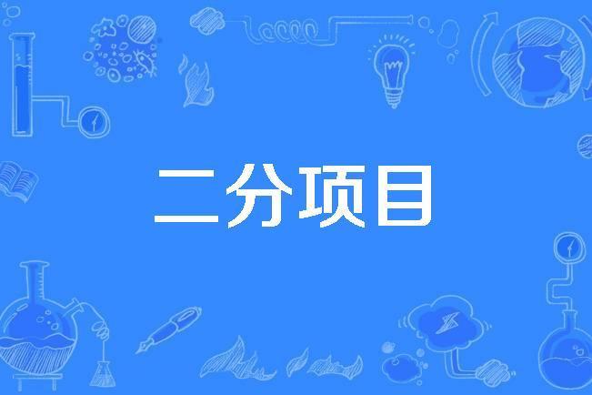 二分項目