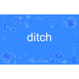 ditch(英語單詞) ditch(英語單詞)