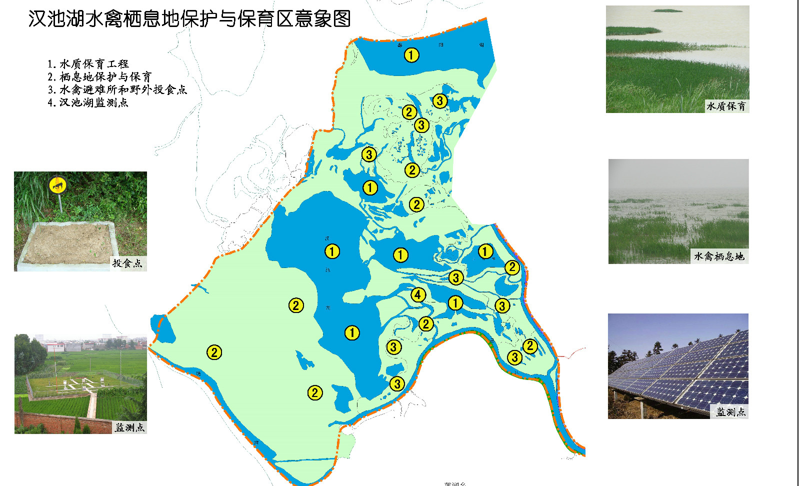 漢池湖水禽棲息地保護與保育區