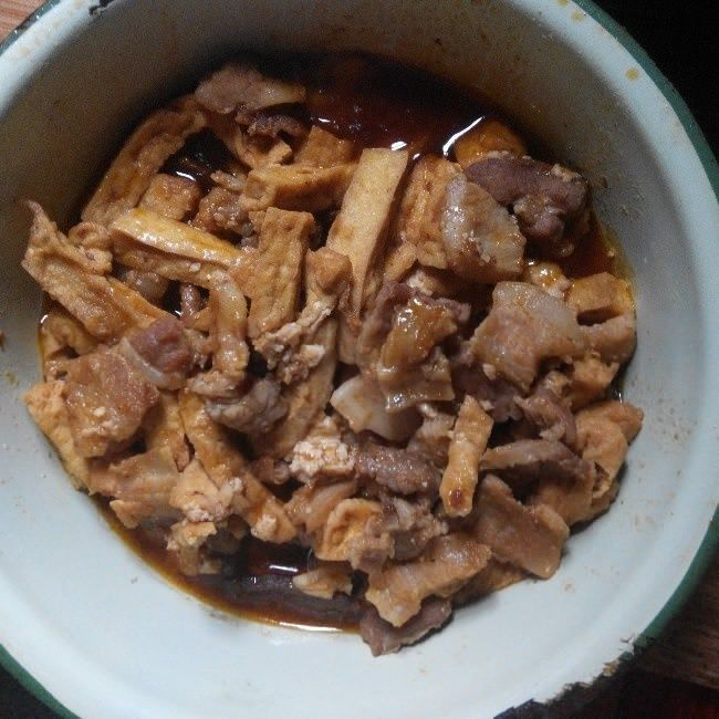 豆腐乾燉肉 豆腐乾燉肉
