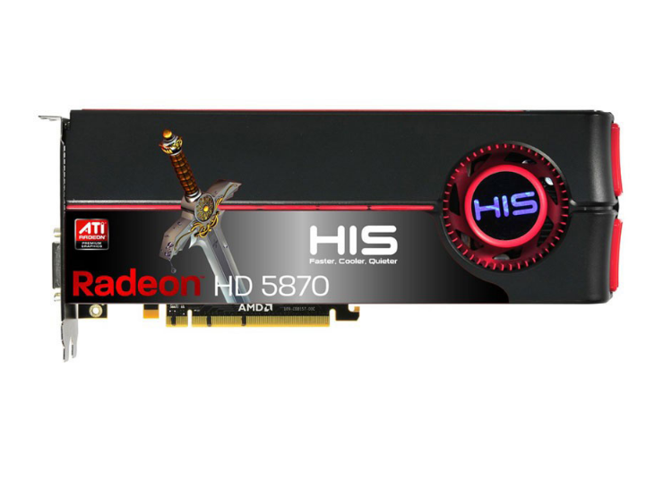 HIS HD 5870 1GB (256bit) GDDR5 HIS HD 5870 1GB (256bit) GDDR5