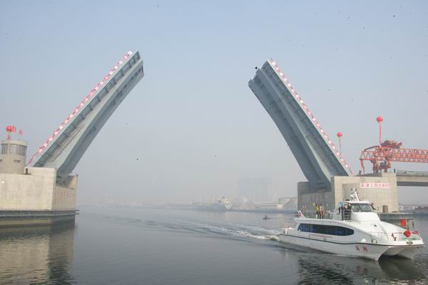 天津海河開啟橋