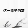 這一輩子的夢 這一輩子的夢