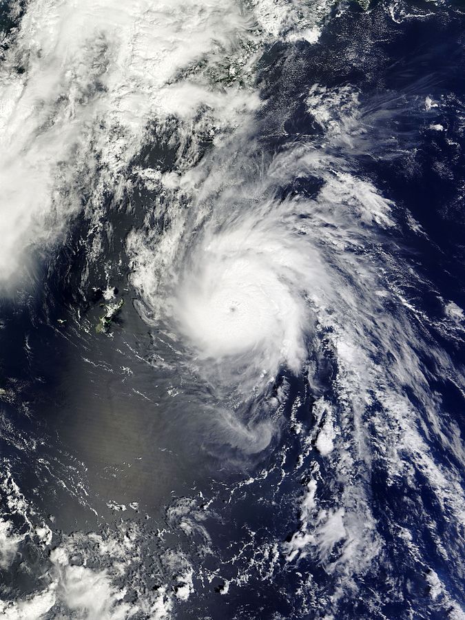 強颱風南川 衛星雲圖