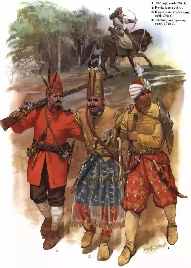 在兩河地區作戰的奧斯曼士兵