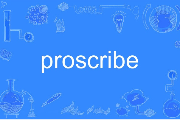 proscribe