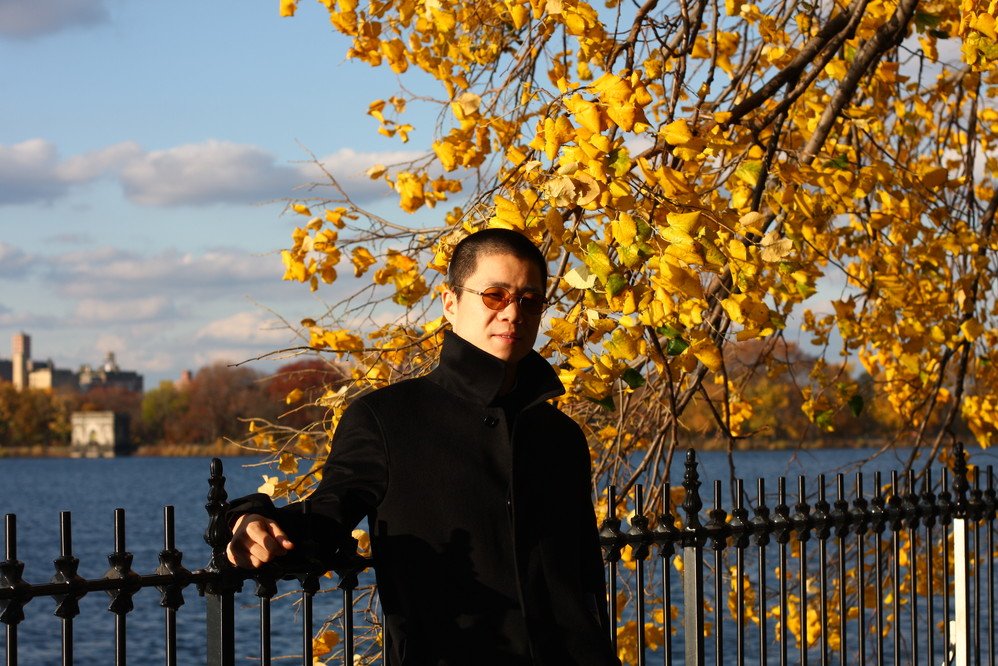 賴聖予2008年應邀赴紐約舉辦畫展