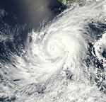 颶風布蘭卡 衛星雲圖