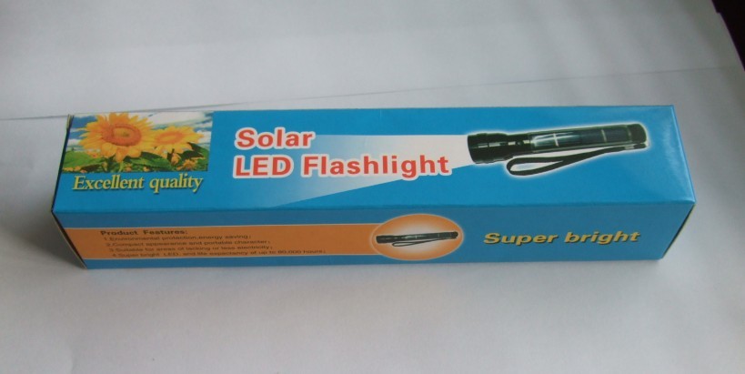 LED太陽能手電筒包裝
