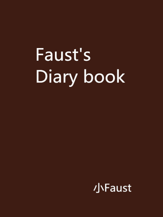Faust\x27s Diary book Faust\x27s Diary book