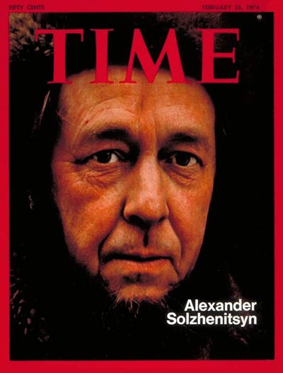 《時代周刊》封面上的索爾仁尼琴