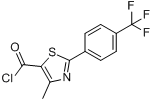 4-甲基-2-（4-三氟甲基）苯-1,3-噻唑-5-羰醯氯