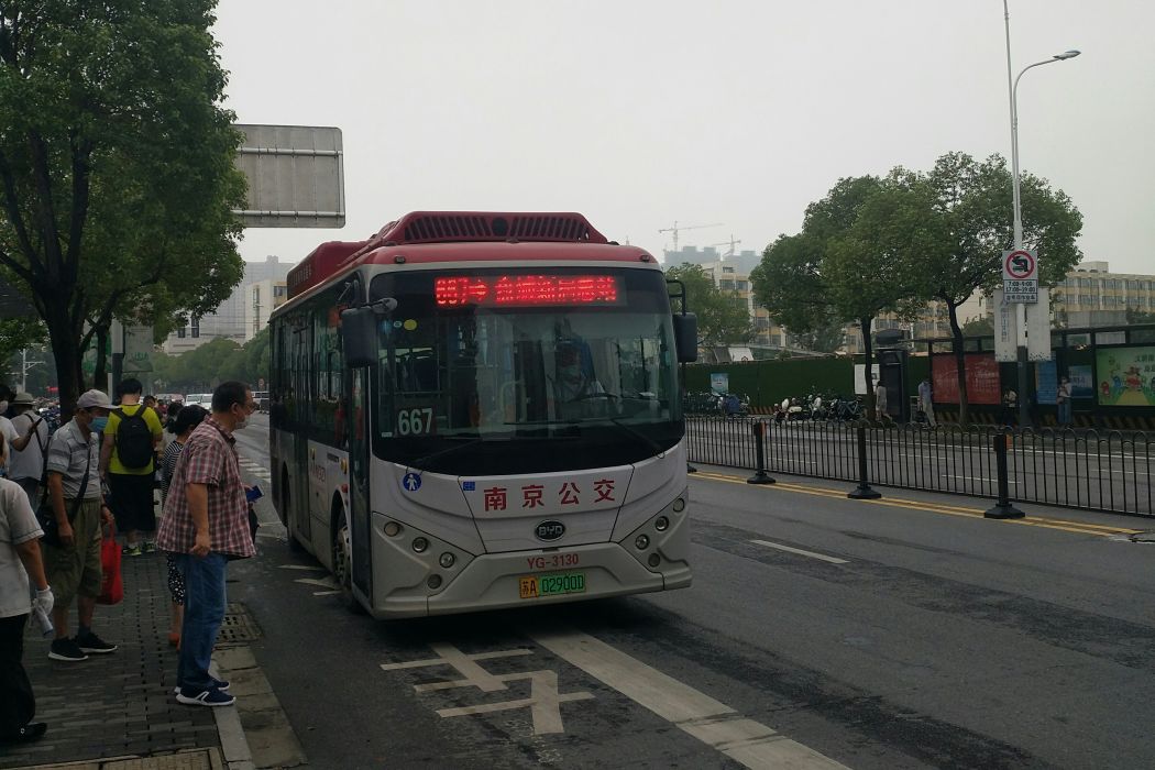 南京公交667路 南京公交667路