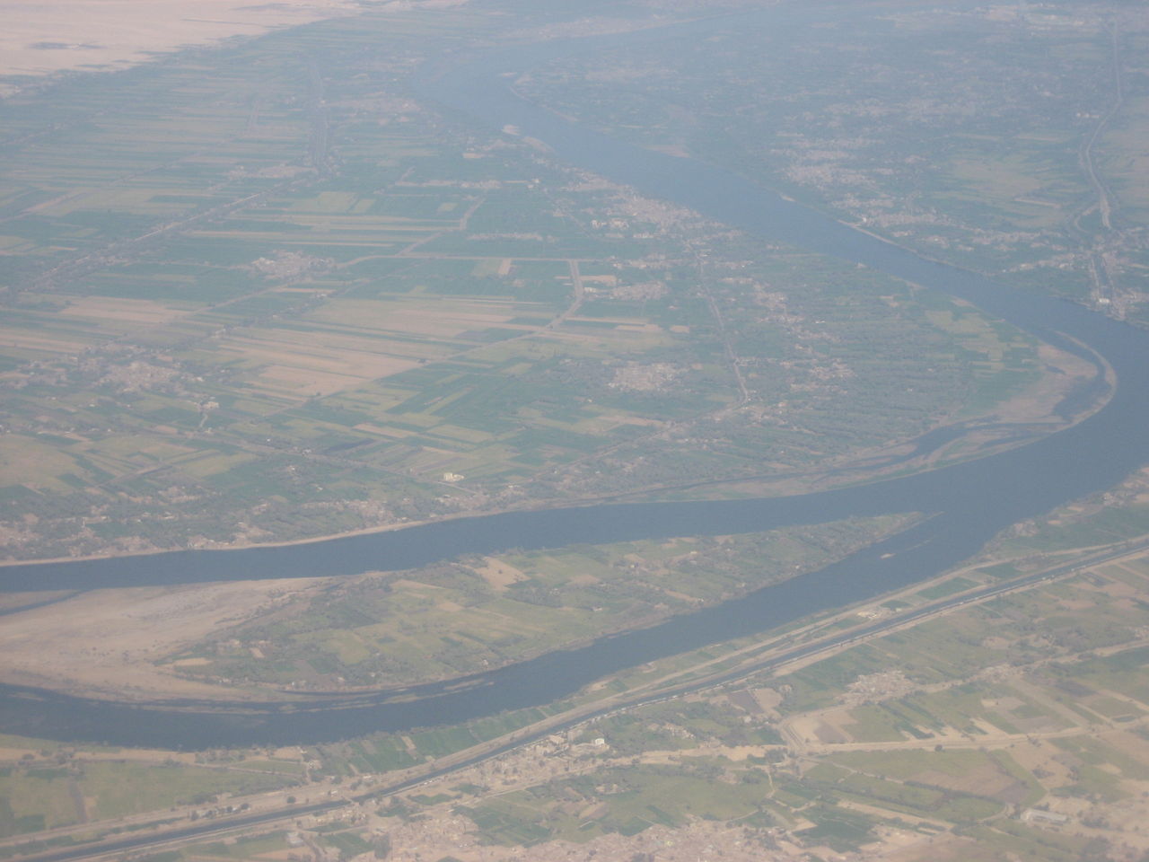 尼羅河流域鳥瞰圖