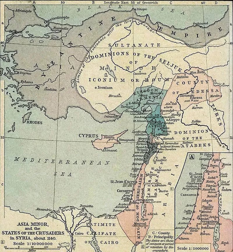 第二次東征時形勢 小亞內陸依然是突厥人的天下