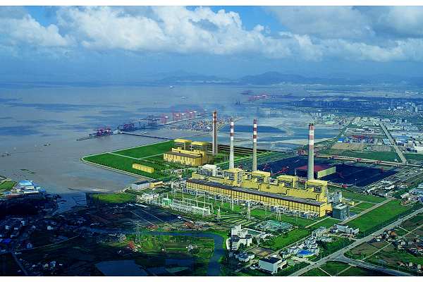 全國最大的火力發電廠——國電寧波北侖電廠