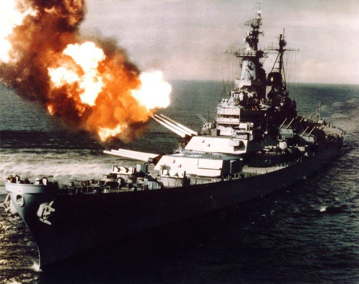密蘇里號於韓戰