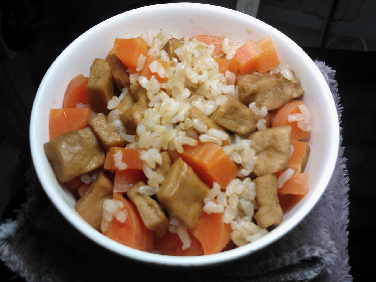 豆乾糙米飯