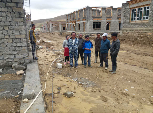 2016年7月亞東縣吉汝鄉正在實施118戶民房重建