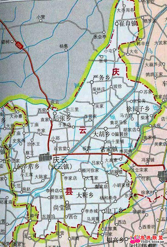 慶雲縣地圖