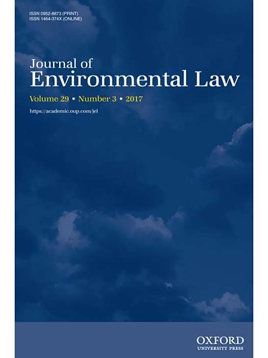 Journal of Environmental Law Journal of Environmental Law