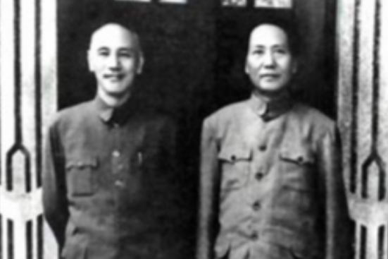 毛澤東與蔣介石(廣西人民)