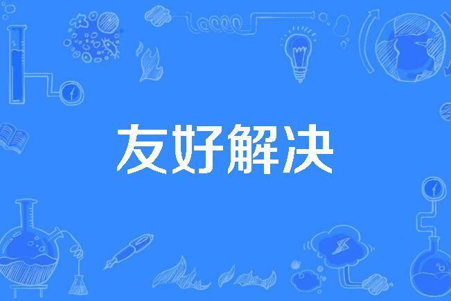 友好解決 友好解決