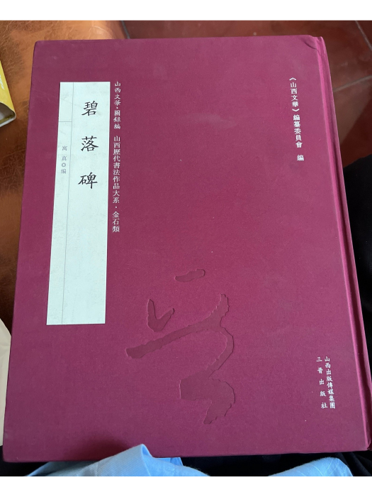 碧落碑(2017年山西古籍出版社出版的圖書) 碧落碑(2017年山西古籍出版社出版的圖書)