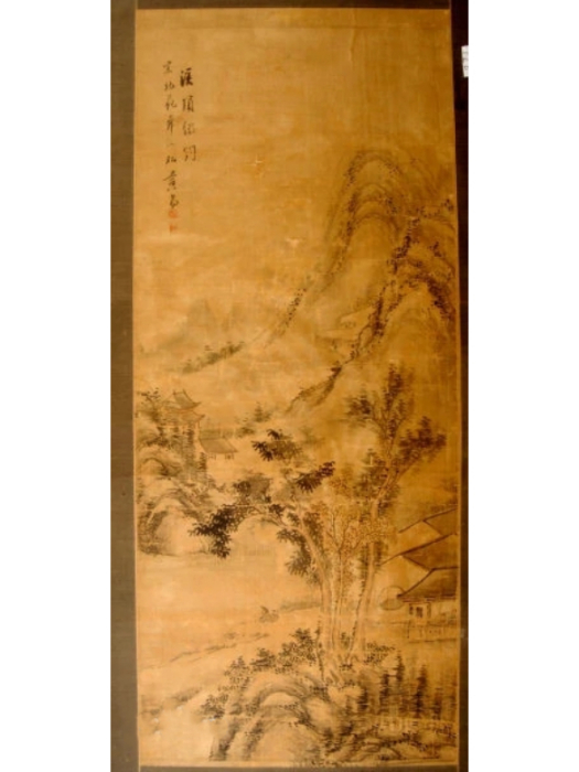 溪頭獨釣圖 溪頭獨釣圖