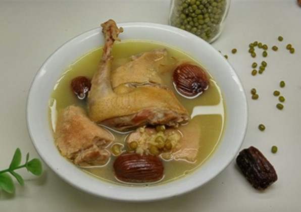 白鴿綠豆湯