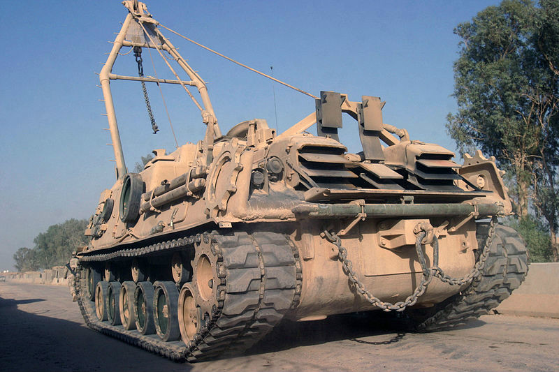 美國第11裝甲騎兵團的M88在伊拉克